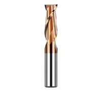 Fraise à bout plat HRC55, tige de 4 à 20 mm, 2 cannelures, fraise hélicoïdale CNC, outil de gravure for acier inoxydable et acier trempé(1pc HRC55 2F,D14xD14x100L)
