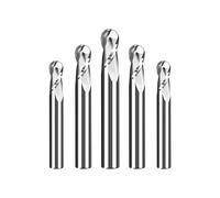 Fraise à bout sphérique Fraise à bout sphérique à 2 cannelures, fraise CNC, mèche de routeur en acier au carbure, outils mécaniques CNC(1PC,R4*L100)