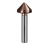 Fraise à chanfrein HSS Foret à fraiser en carbure de tungstène 3 cannelures, chanfrein 90 degrés, 1 pièce(20.5mm)