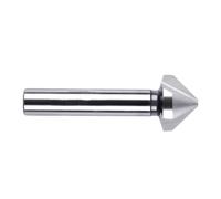 Fraise à chanfrein HSS Fraise à chanfreiner triple cannelure tige droite, foret fraiser en acier rapide 60 degrés, 1 pièce(16.5mm)