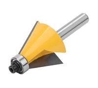 Fraise à chanfrein, mèche à toupie biseautée bords biseautés pour bois massif pour toupie électrique(22,5°)