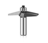 Fraise à chanfreiner à 15 degrés, tige de 12 mm et 1/2 po | Fraise à affleurer biseautée | Fraises for le travail du bois(12 * 7/8)