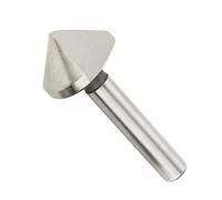 Fraise à chanfreiner à 90° 1 foret à fraiser à 90 degrés 3/1 for trou conique de 6,3 à 60 mm, outil d'usinage for le travail des métaux(90Degree 1F,14)