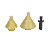 Fraise à chanfreiner diamantée brasée professionnelle, adaptateur M10, pour perçage, meulage, agrandissement de trous, carrelage, marbre, quartz, tailles 38 mm et 50 mm