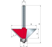 Fraise à chanfreiner FREUD avec roulement - 40
