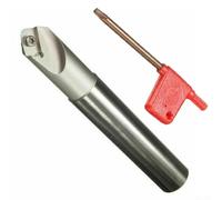 Fraise à chanfreiner indexable 20 mm pour SSK C20-20-120L Corps de support Tige biseautée à 45 degrés pour outil de fraisage CNC pour acier fonte APMT1604 Insert compatible arbre pour finition