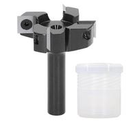 Fraise à défoncer 4 ailes de 5,1 cm avec tige de 12 mm, fraise à aplatir les dalles pour CNC, machines portatives et d'établi, rabot en carbure
