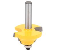 Fraise à Défoncer à Double Doucine Romaine à Tige de 8 Mm, Carbure D'alliage YG8, Diamètre de 25,4 Mm, Conception Anti-Rebond, Enduite de Poudre, Technologie de Soudage