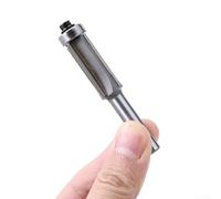 Fraise à défoncer à double roulement avec tige de 8 mm, corps en acier trempé massif et lame en alliage de carbure pour le travail du bois