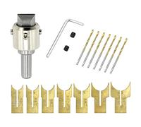 Fraise à défoncer à tige pour perles de fraisage à billes pour le travail du bois, fraise à bois, outil à main, forets de 6 à 30 mm pour trous de verre