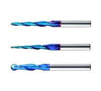 Fraise à défoncer conique avancée durcie pour une gravure détaillée et plusieurs matériaux d'usinage du bois pour améliorer l'efficacité de fraisage des composites