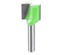 Fraise à défoncer de nettoyage du fond avec tige de 6,35 mm en carbure de tungstène pour rabotage de plancher, fraise à mortaiser CNC pour aplatir les dalles de travail du bois, 16 mm de diamètre et