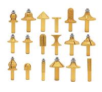 Fraise à défoncer diamantée galvanisée 1/2 pouce tige conique droit pour marbre, meulage de bord