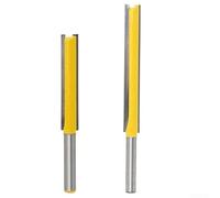 Fraise à défoncer droite en carbure de tungstène à tige de 6,35 mm offrant un diamètre de coupe de 1,9 cm et une longueur de lame de 5,1 cm pour fraisage à rainure profonde (6,35 x 0,9 x 19,6 cm)