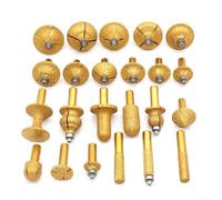 Fraise à défoncer en émeri brasée sous vide - Tige de 1,27 cm - Pour granit, marbre, pierre, profilage et gravure de surfaces en pierre (n° 18)