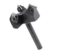 Fraise à défoncer pour dalles de bois, aplatissement et surface de lamelles, insert en carbure à 3 ailes avec design à 45°, tige de 6,35 mm, lames remplaçables pour machines CNC