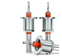 Fraise à défoncer pour le travail du bois avec foret conique à tige de 8 mm et contrôle de profondeur intégré pour fournir un perçage propre et constant avec retrait rapide des copeaux (8 x 3 mm)