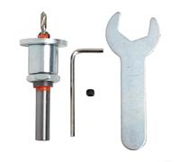 Fraise à défoncer pour le travail du bois avec foret conique à tige de 8 mm et contrôle de profondeur intégré pour fournir un perçage propre et constant avec retrait rapide des copeaux (8 x 3,5 mm)