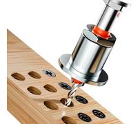 Fraise à défoncer pour le travail du bois avec foret conique à tige de 8 mm et contrôle de profondeur intégré pour fournir un perçage propre et constant avec retrait rapide des copeaux (8 x 3,2 mm)