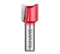 Fraise à deux dents, HM, 20 x 19 mm, queue de 12 mm