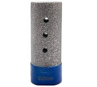 Fraise à doigt Ø 25 mm avec filetage M14 pour meuleuse d'angle compatible avec Flex Bosch Hilti Makita fraise diamantée fraise à carrelage, foret de carrelage