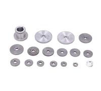 Fraise à engrenages, Mini tour, engrenages, Machines de découpe de métal HT250, fer gris, 17 pièces/ensemble