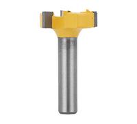 Fraise à fente en T à 3 lames, fraise à tige de 8 mm, outil de travail du bois en carbure cémenté de haute dureté, fraise à fente en T professionnelle pour tiroirs et travaux