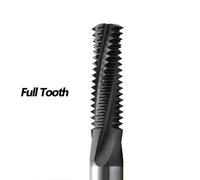 Fraise à filetage revêtue de diamant, fraise métrique à trois dents complètes for carbure de silicium, Fiber de Graphite d'aluminium 1 pièce(Full Tooth,M6x1)