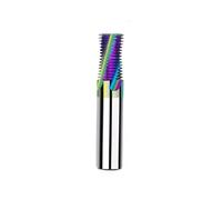 Fraise À Fileter CNC En Carbure Monobloc, Outil De Coupe, Denture Complète, Pas En Pouces ISO, Revêtement Nano, M3, M4, M5, M6, M8, Taraud(For 60 steel,M6x0.75)