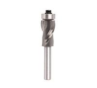 Fraise à garniture affleurante, de mèche, compression ultra-performante avec une hauteur de 1 pouce et un diamètre supérieur de 1/2 pouce, routeur de compression en carbure