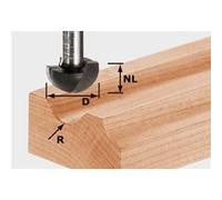 Fraise à gorge creuse HW S12 D30/20/R15 - FESTOOL - 491104 Noir G