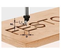 Festool Fraise à graver HS S8 D11/60°