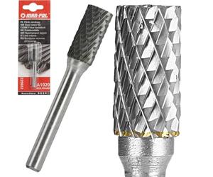 Fraise à lime rotative cylindrique | Ø10x20 mm | Longueur totale 65 mm | Tige 6 mm | en métal dur