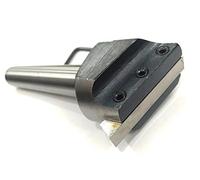 Fraise à mouche MT2 avec tige M10 pour tour et fraiseuse avec embout HSS