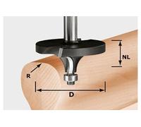 Fraise à moulurer HW avec queue de 12 mm FESTOOL HW R16/D64/26 S12 - 492710 G