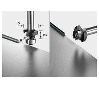 Festool Fraise à moulurer 499798 – Long. 47 mm · Ø 20 mm · L. travail 2,20 mm · Tige 8 mm