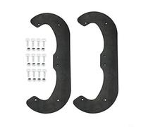 Fraise à neige à vis sans fin Pagaie 84-1980 en acier pour Toro 16 pour fraises à neige modèles 38170-38183 Noir Lot de 2 pièces de rechange