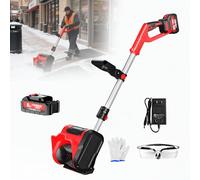 Fraise à Neige Électrique 1200W, Pelle à Neige Électrique avec 3500 tr/min, Largeur de Travail 30cm, Hauteur de Travail 20cm, Moteur Puissant pour Déblocage de Routes et Carrefours Onebattery-1500mAh