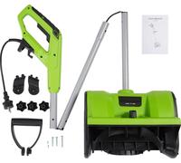 Fraise à neige électrique, moteur 1200W, largeur de déneigement 30 cm, vert, électrique