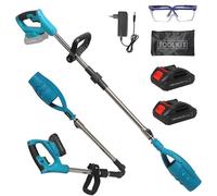 Fraise à Neige sans Fil, 71CM Souffleuse à Neige électrique avec Batterie de 4,0 Ah et Chargeur Rapide, Poignée Repliable, Compacte et Légère, pour Allée, Patio, Jardin (Batterie 4,0 Ah*2)