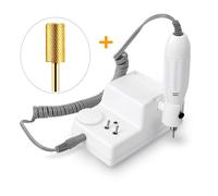 JSDA Ponceuse à Ongles Pour Enlever Les Ongles en Acrylique et en Gel, Repousser Les durillons et Les Onlges Épais, Avec 5 Embouts