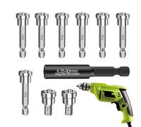 Fraise à pour s de Plâtre - 10 Pièces Accessoires Centrage - Mèches Multifonction Pour Béton Et Matériaux Durs,Pour de Plâtre Béton Brique Maçonnerie Métal