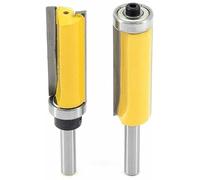 Fraise à profiler 8 mm avec palier supérieur méplat + Fraise à profiler avec palier inférieur