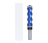 Fraise à profiler affleureuse spirale en acier tungstène double roulement 12 po Diamètre de coupe 34 po, Longueur utile 2 916 po pour le travail du bois