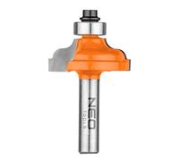 Fraise à profiler avec roulement, à arrondir, TCT, 32 x 12,9 mm, queue de 8 mm