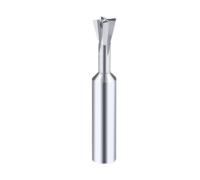Fraise à queue d'aronde en carbure CNC, outil d'usinage en acier tungstène à 30, 45, 60 et 75 degrés for métal, 1 pièce(3MM*75)