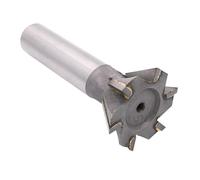Fraise à queue d'aronde - Fraise à rainurer en T à angle de 45° et 60°, D12-60 mm, insert de soudage, outils en carbure de tungstène for machine-outil CNC(D16x90Lx4T-45)