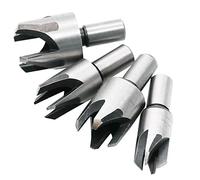 Fraise à queue en carbure, 4 pièces bouchon à bois Tenon foret coupe griffe Type menuiserie liège 6mm-16mm acier au carbone