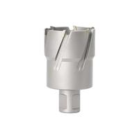 Fraise à queue en carbure, Coupeur annulaire, diamètre 12-60 mm, profondeur de coupe 35, tige foret, scie cloche métallique à pointe(45X35)