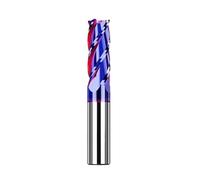 Fraise à queue en carbure de tungstène, Fraise en carbure 4 cannelures HRC65 for usinage CNC diamètre D0.5-D20mm 1,5,10 pièces(5pcs HRC65 4F,D14xD14x100L)